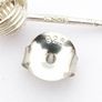 Sterling Silver Love Knot Signed Stud Earrings Image 4