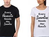 Aladin And Jasmine Love Couple T-shirts Great Gift Present For Valentines Day Idea