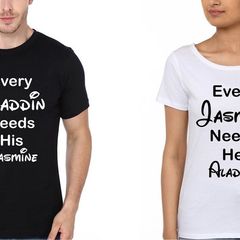 Aladin And Jasmine Love Couple T-shirts Great Gift Present For Valentines Day Idea