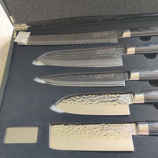 Osaka Damascus 5pcs Knife Set, Brand new 5pce knife set