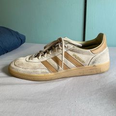adidas Spezial cream and brown trainers runners UK10