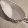 Vintage JB ironstone  Snow White gravy bowl Swirl Edge, Platinum Trim . Image 6