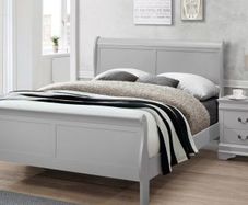 Louise Grey Bed & Locker