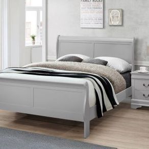 Louise Grey Bed & Locker