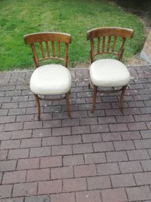 leather cream chair