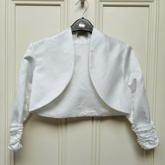 Girls First Holy Communion Bolero: Size 140
