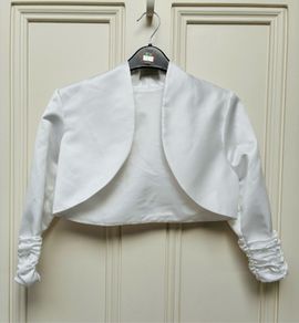 Girls First Holy Communion Bolero: Size 140