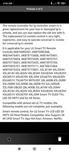 Lg Smart Tv Remote
