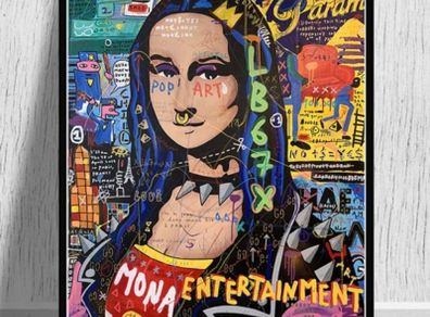 Art Poster DIY Mona Lisa Cross Stitch Diamond Embroidery