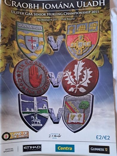 GAA Hurling Programmes (Ulster) X 7