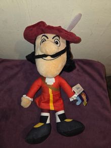 Brand New Peter Pan Captain Hook Plush