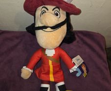 Brand New Peter Pan Captain Hook Plush