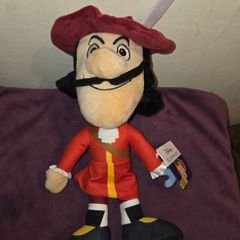Brand New Peter Pan Captain Hook Plush