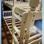 A Beautiful White Bunk Bed. No Mattresses . Image 2