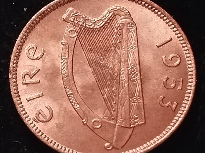 #854 - Ireland - 1953 - Farthing - KM.9 - UNC