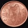 #854 - Ireland - 1953 - Farthing - KM.9 - UNC Image 2