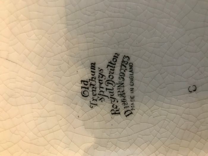 Vintage 'Old Trentham Sprays' Plate