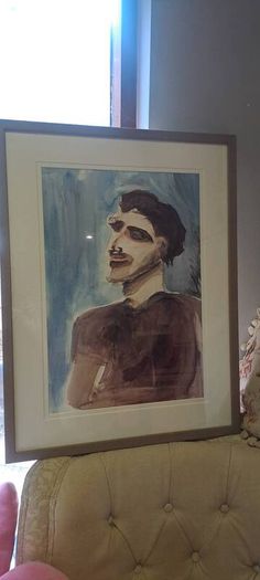 Modern Watercolor Impressionist Portrait