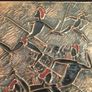 Vintage copper & enamel wall art, Mid century wall hanging Image 2