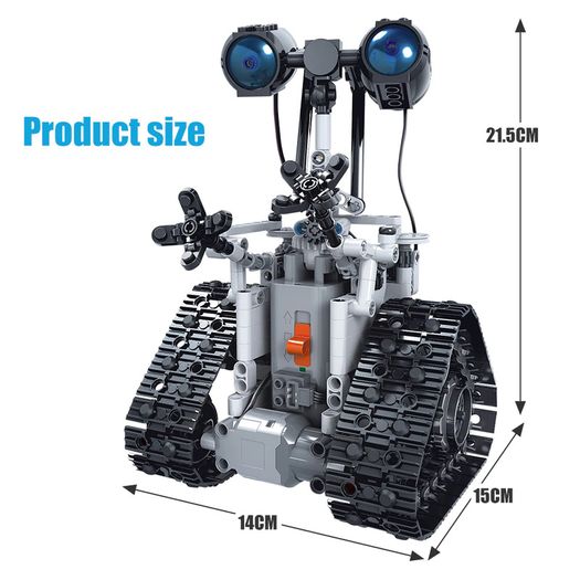 408PCS City Creative RC Robot Electric LEGO Building Blocks Technic Remote Control Intelligent Robot Bricks Toys For Children