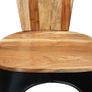 Dining Chairs 2 pcs Solid Acacia Wood Image 4