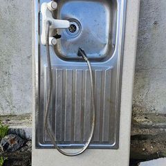 kitchen sink with tap