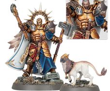 Warhammer AoS - Stormcast Lord-Imperatant with Gryph Hound
