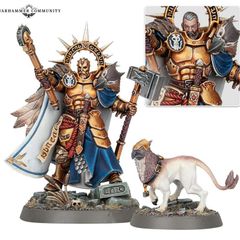 Warhammer AoS - Stormcast Lord-Imperatant with Gryph Hound