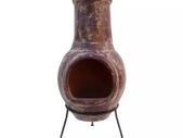 RedFire Fireplace Salamanca Dark Red 36x36x85 cm Clay