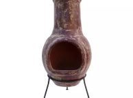 main image for ad RedFire Fireplace Salamanca Dark Red 36x36x85 cm Clay