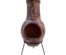 RedFire Fireplace Salamanca Dark Red 36x36x85 cm Clay