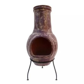 RedFire Fireplace Salamanca Dark Red 36x36x85 cm Clay