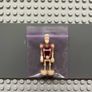 lego Star Wars sw0047 Security Battle Droid minifigure- Dark Red Torso with Tan Insignia, Angled Arms Image 3