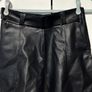 Faux leather shorts Image 3