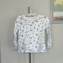Baby Girls Pink & White Long-Sleeved Top & Dungarees , Age 9-12 months / EU 74cm. Image 5