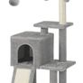Cat Tree, Cat Tower for Indoor Cats, Kittens, Smoky Grey (FREE POSTAGE) Image 2