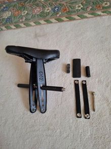 Kids Front Mounted seat with foot pedals