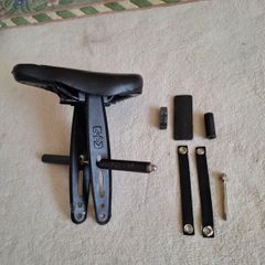 Kids Front Mounted seat with foot pedals