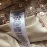 Gallery Ladies Biege and Gold Sequin Party Sparkle Top Uk 20 includes Postage Image 9
