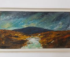 Vintage Oil Painting by C McLoughlin (1970)