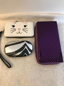 Purple Purse - Cat Card Case - Manicure Set