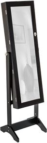Luxury Mirror Jewellery Cabinet Black - Free Delivery Nationwide