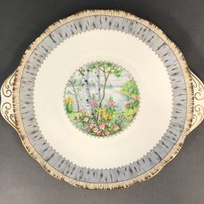 Royal Albert " Silver Birch" Cake Plate