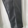 New With Tags River Island Faux Leather Belted Trouser in Black Image 10
