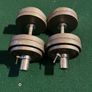 Olympic Dumbbell handles and plates Image 3
