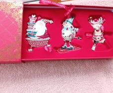 Tipperary crystal Christmas tree decorations. Brand new