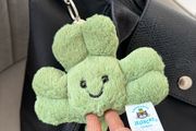 Jellycat Amuseables Siofra Shamrock Bag Charm 10cm
