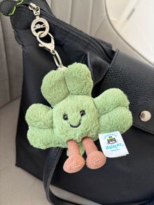 Jellycat Amuseables Siofra Shamrock Bag Charm 10cm