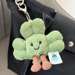 Jellycat Amuseables Siofra Shamrock Bag Charm 10cm