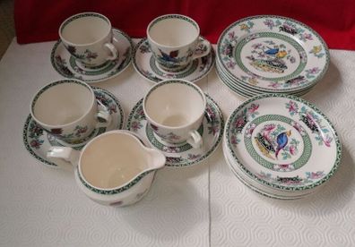 Vintage Bridgwood China Malayda Lily (21 Pieces)